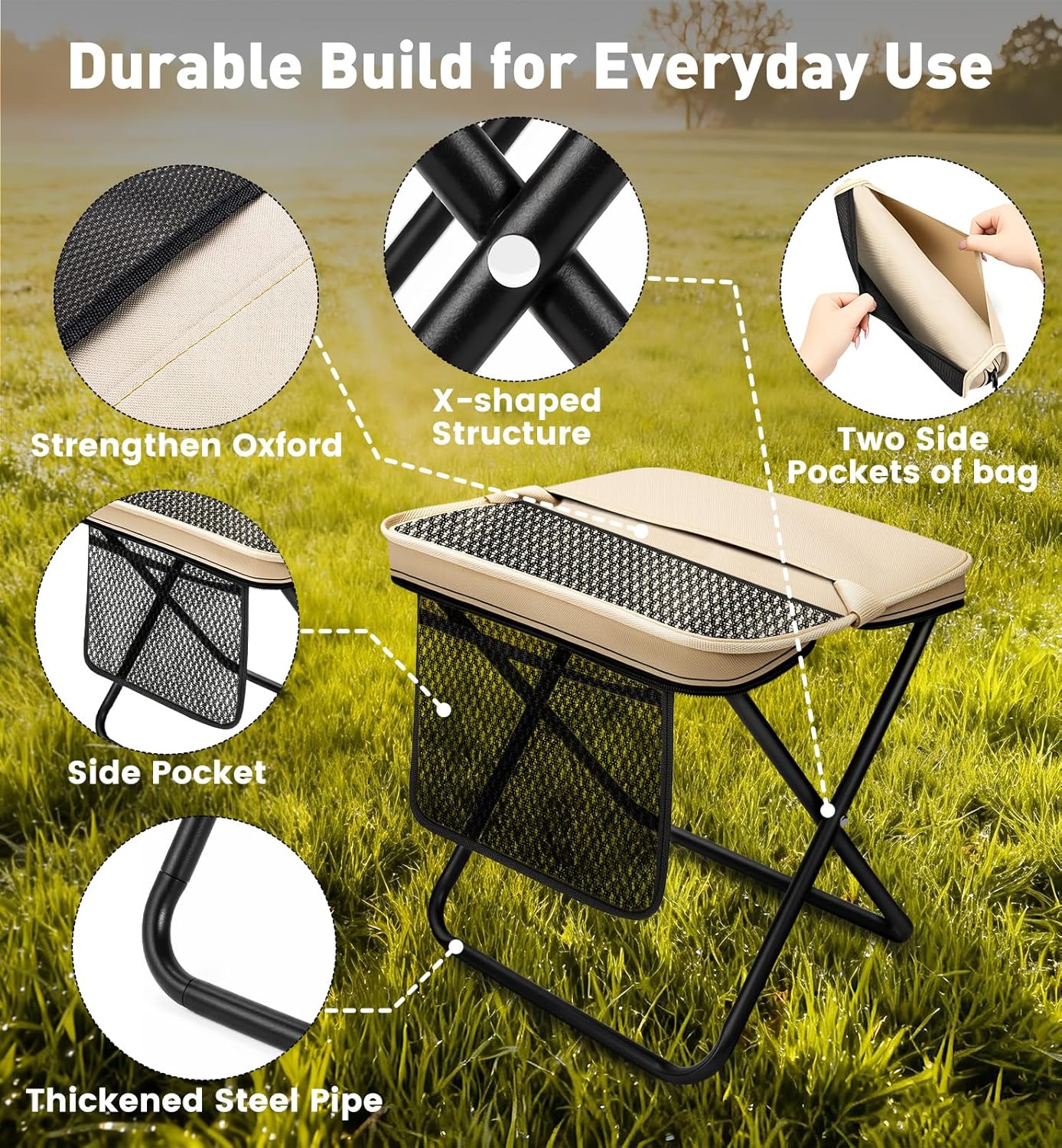 Premium portable stool