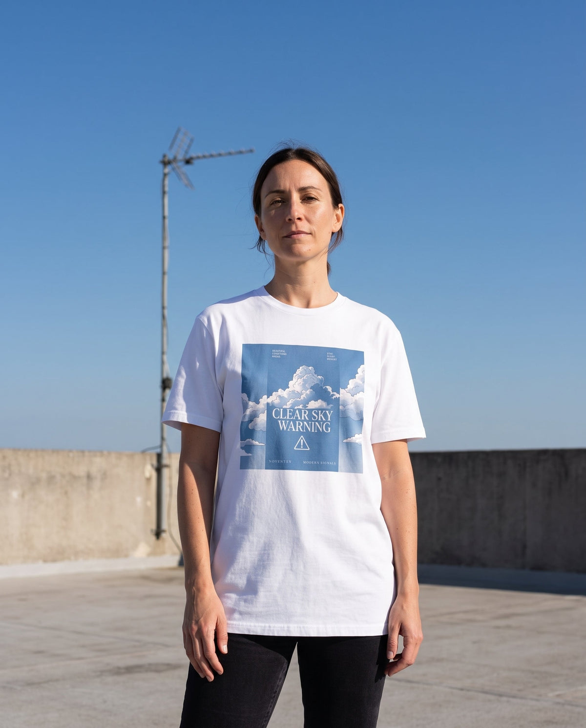 Clear Sky Warning worn