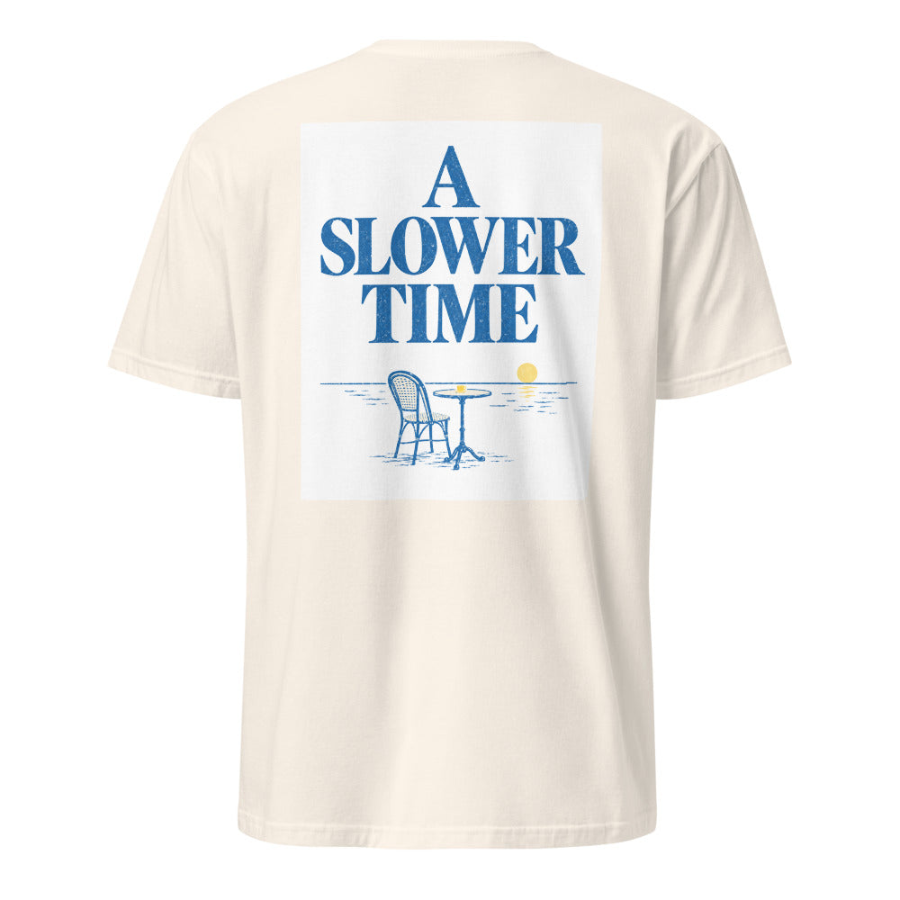 A Slower Time, back view